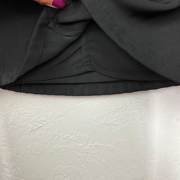 Kimchi Blue Black Scoop Neck Short Sleeve Shift Dress XS - Picture 4 of 6